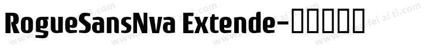 RogueSansNva Extende字体转换
